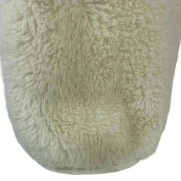 OFFLINE by Aerie Women's Large White Fleece Zip-Up Teddy Jacket Cropped - Picture 6 of 9